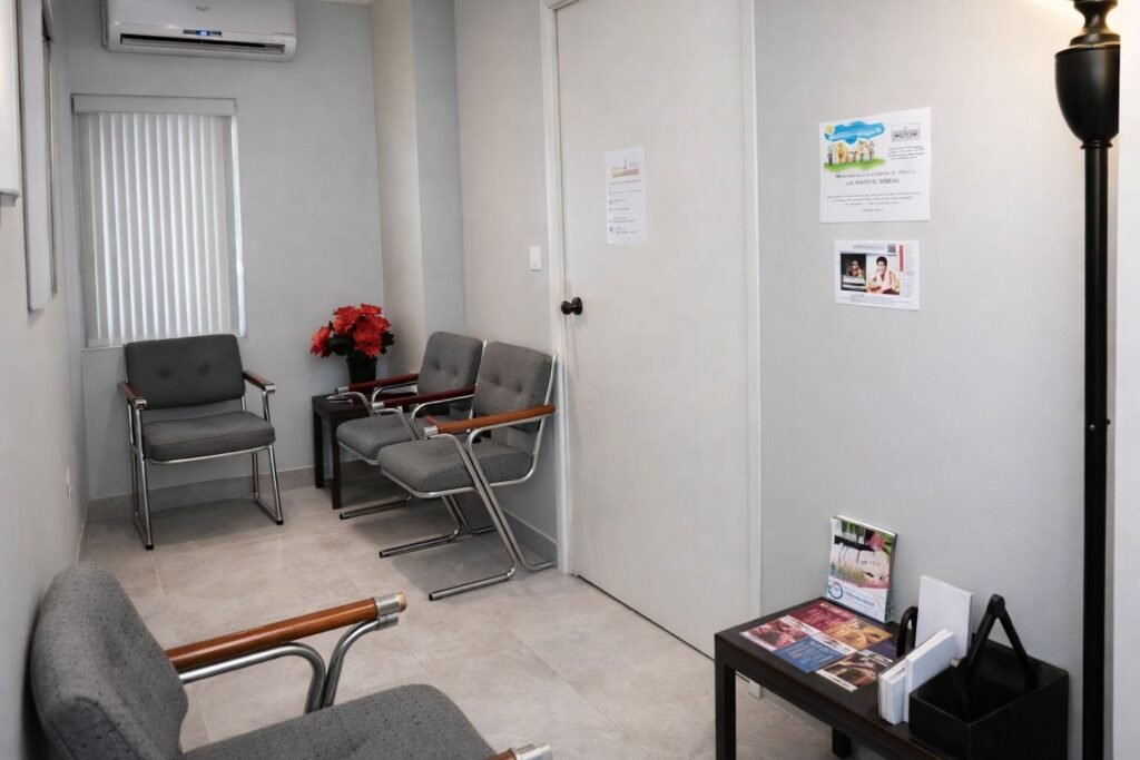 Sala de espera de ginecologia integral San Nicolas 